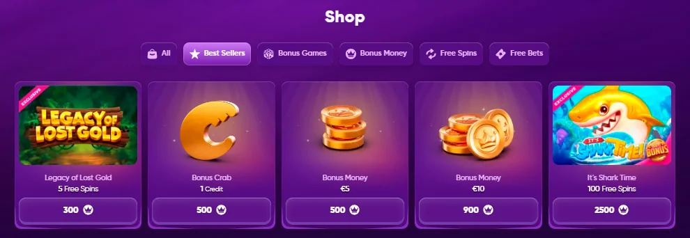 bonus shop