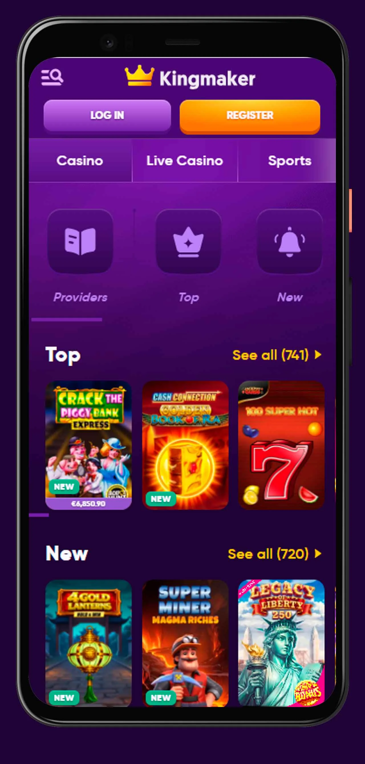 giochi mobili casinò kingmaker